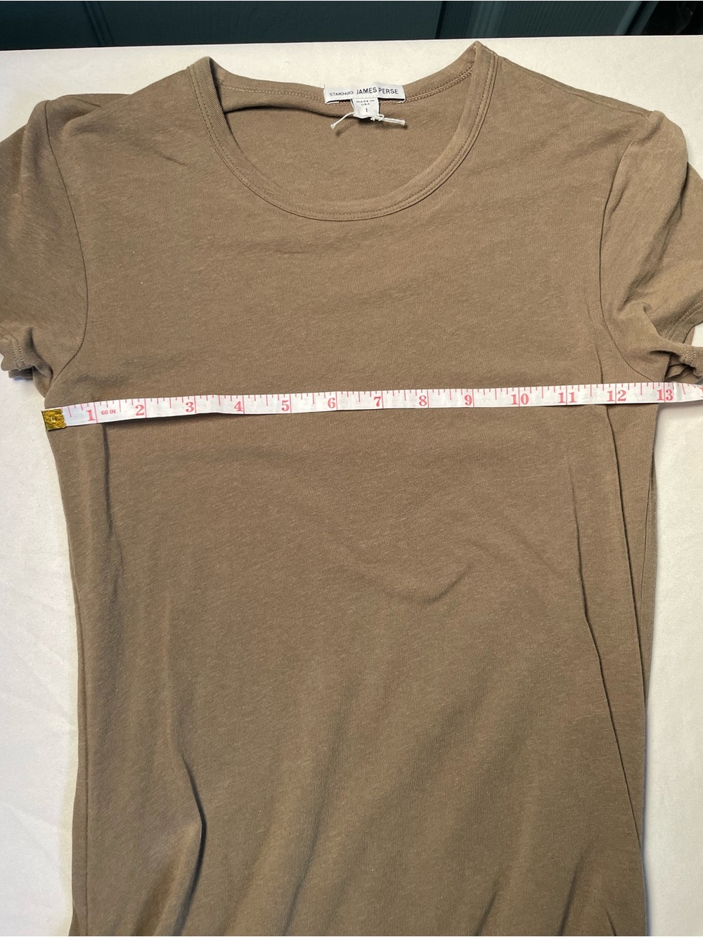 James Perse Olive Green Ruched Short Sleeve Maxi Dress - Picture 7 of 8